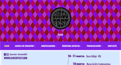 Desktop Screenshot of circofest.com